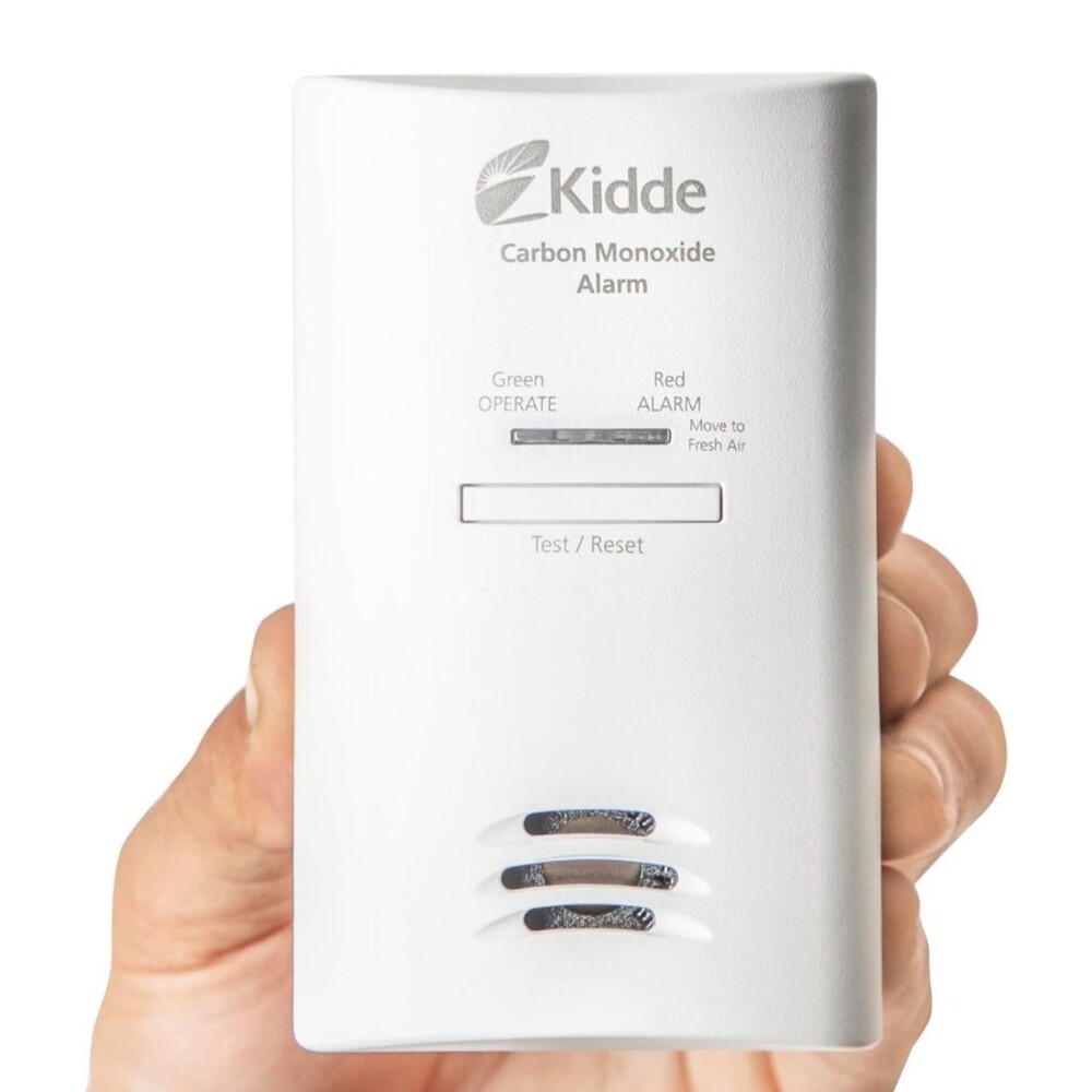 Kidde Carbon Monoxide Detector – Plug-In, AA Battery Backup, Test-Hush Button